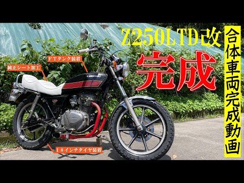 Z250LTD Z250FT combined customization and 18-inch rear wheel