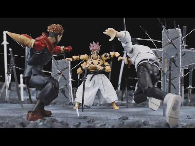 呪術廻戦 stop motion 人外魔境新宿決戦 虎杖 乙骨VS 宿儺 itadori