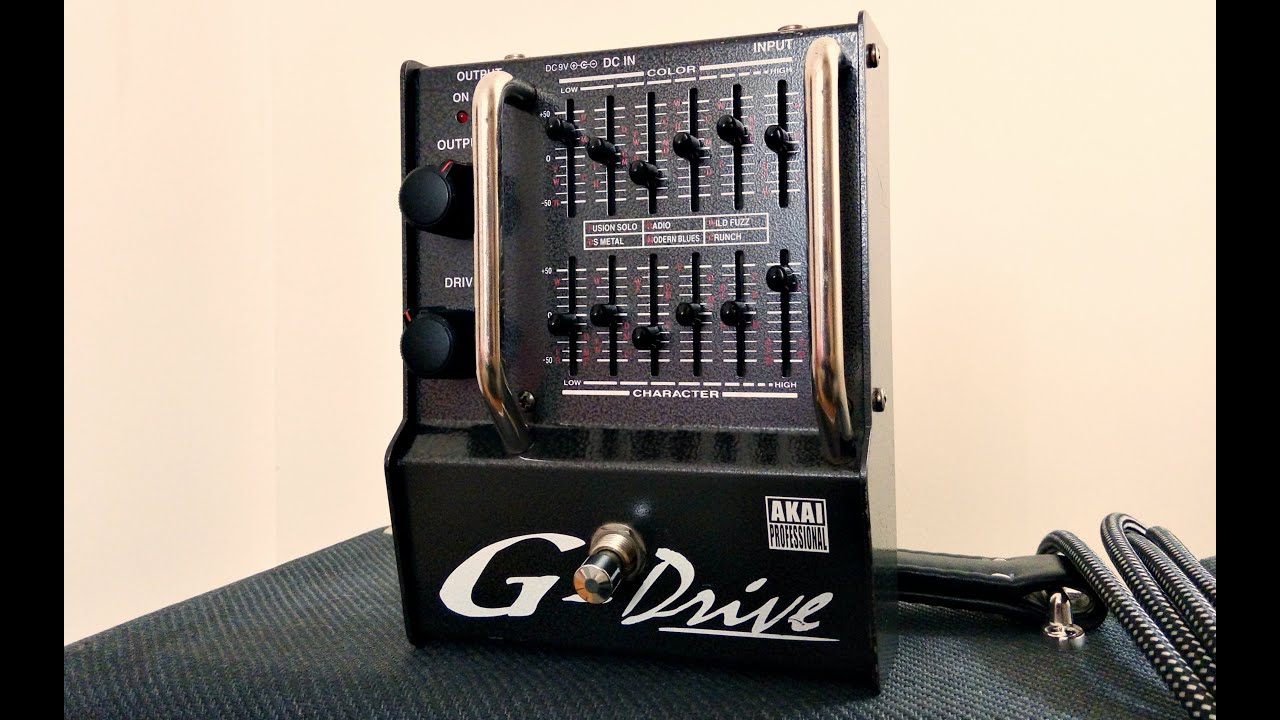 Akai Professional G-Drive D2G Equalized Distortion - Made in Japan