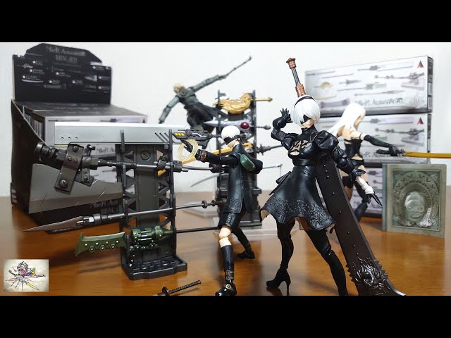 Weapons from NieR: Automata are now figures! Includes the Sword