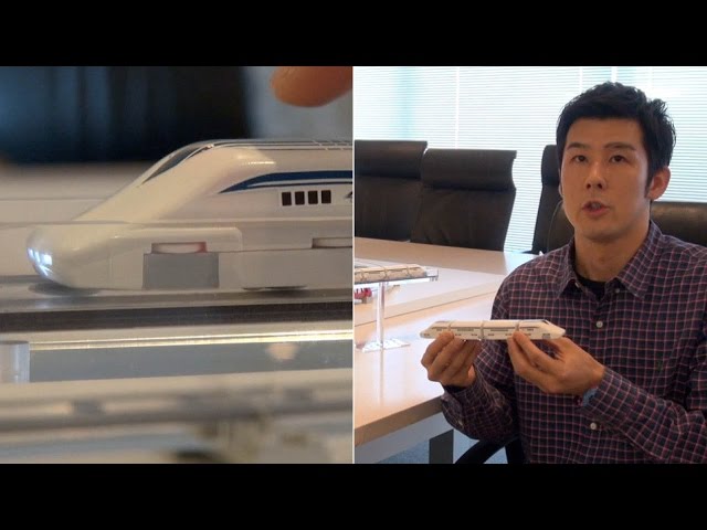 Linear Liner: Maglev toy train by Tomy - YouTube