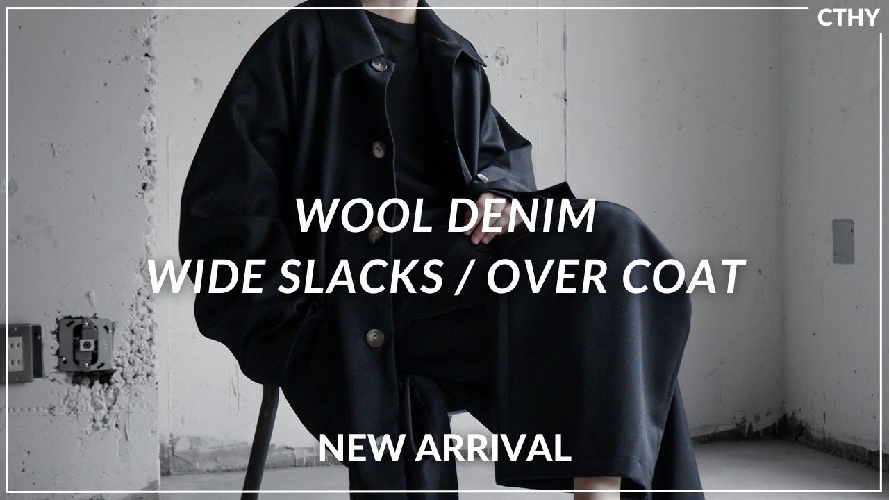 Achieve a sophisticated coat-up style! Introducing the wool denim