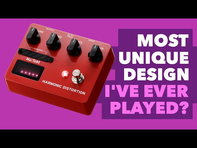 Korg Harmonic Distortion Pedal: Nu:Tekt Tube Technology - YouTube