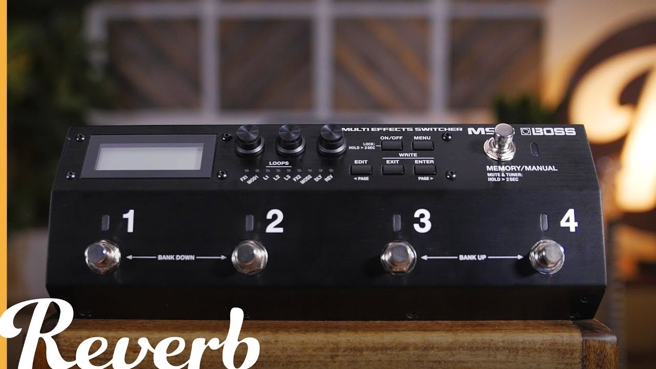 Boss MS-3 Multi Effects Switcher | Reverb Demo - YouTube