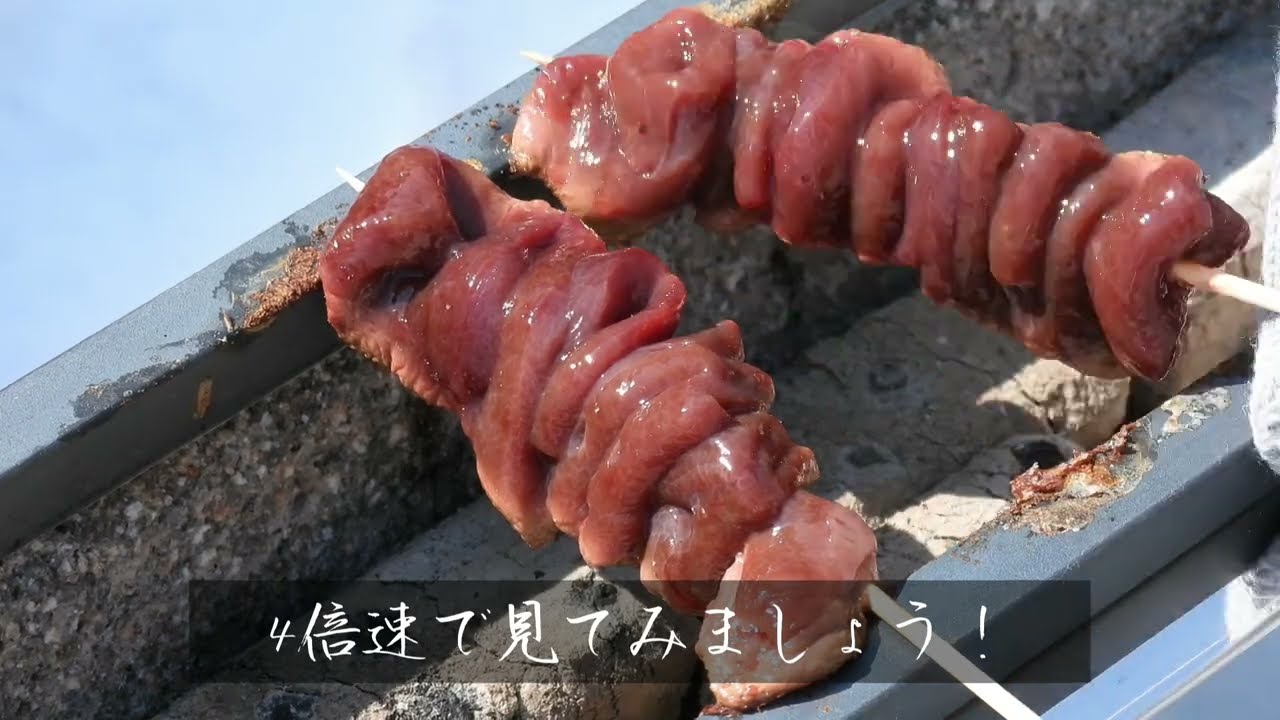 福井名物じゅんけい など4種類の炭火焼き！後編 - YouTube
