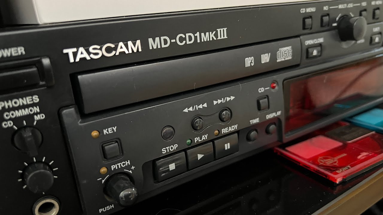 Tascam MD-CD1 mk3 Professional Minidisc Combo Player/Recorder