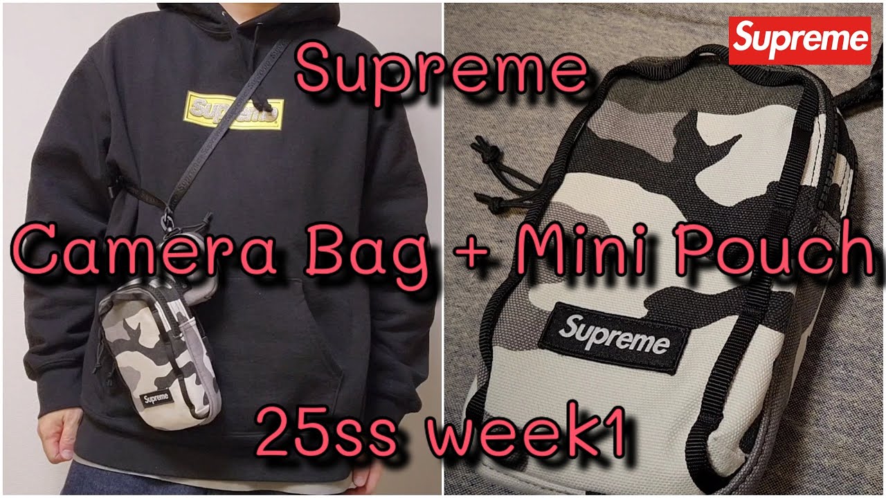 Supreme Camera Bag + Mini Pouch 25ss week1 シュプリーム カメラ