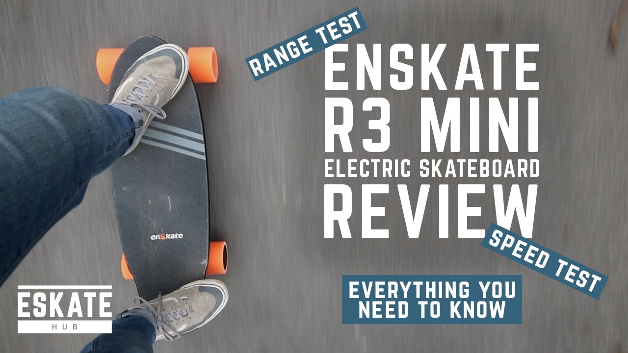 enSkate R3 Mini Electric Skateboard - Complete Review - YouTube