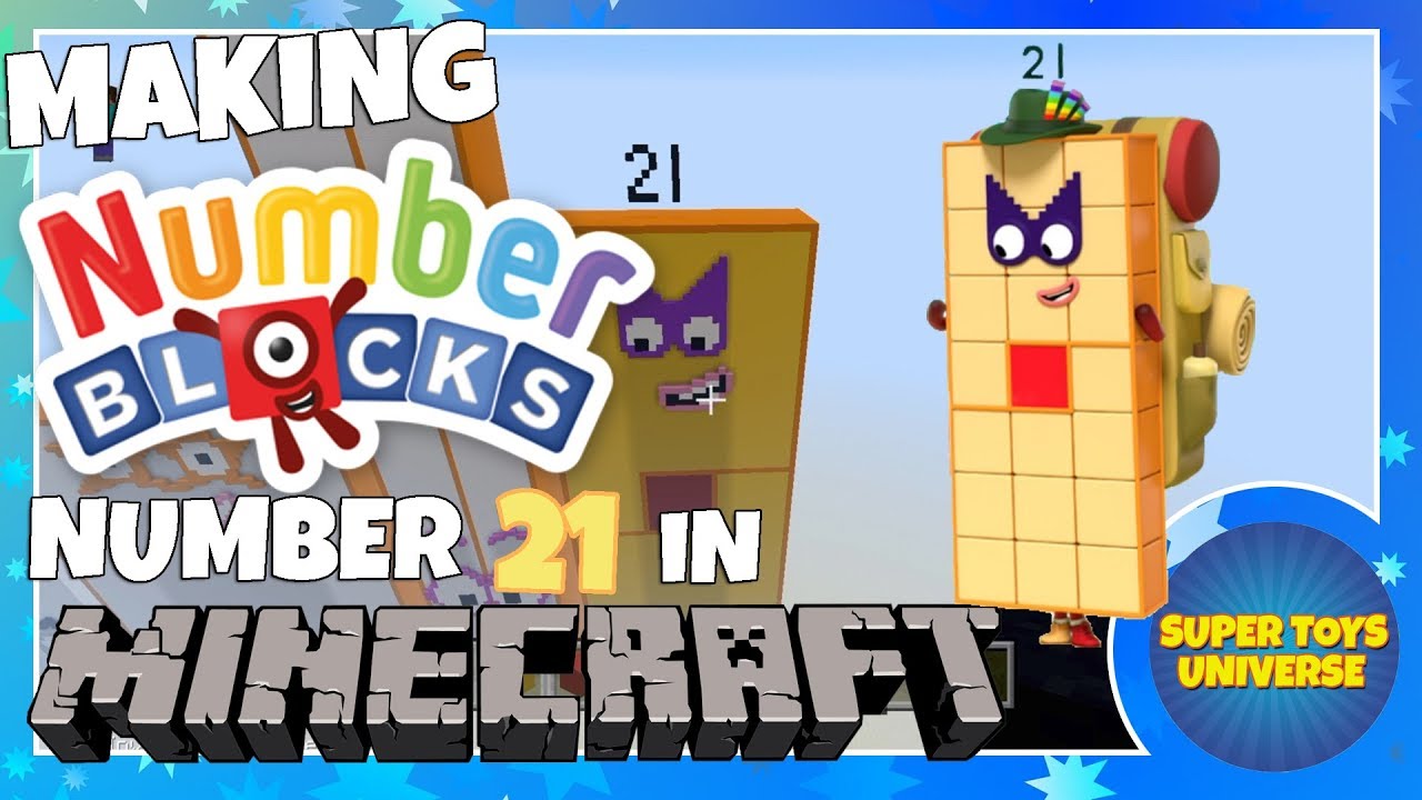 Making Numberblock 21 in Minecraft!! *OFFICIAL VERSION* - YouTube