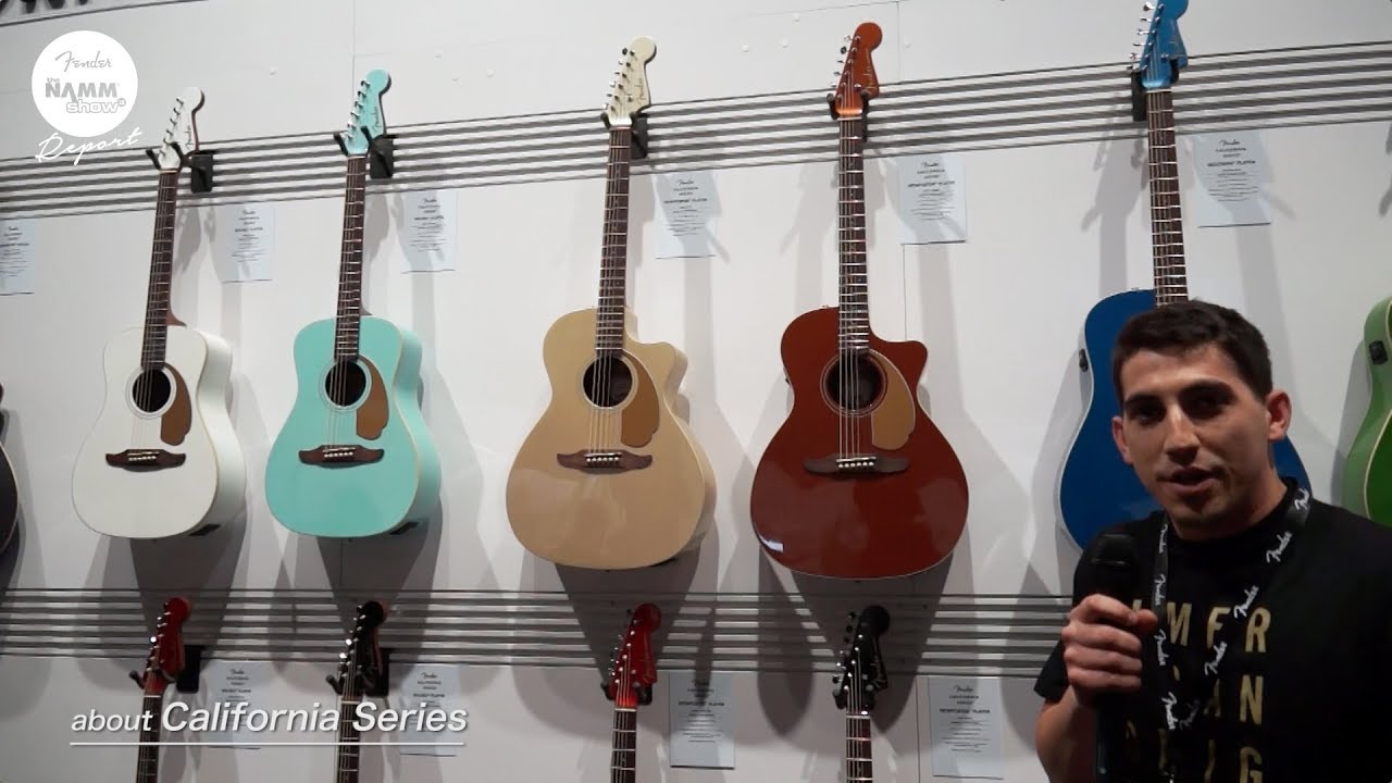 NAMM2018】 Fender California Series／アコースティック製品