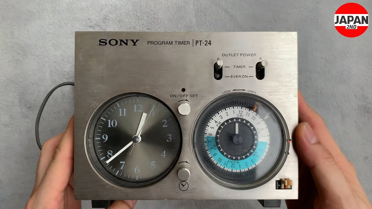 ソニー プログラムタイマーSony Program Timer PT-24 60Hz Vintage