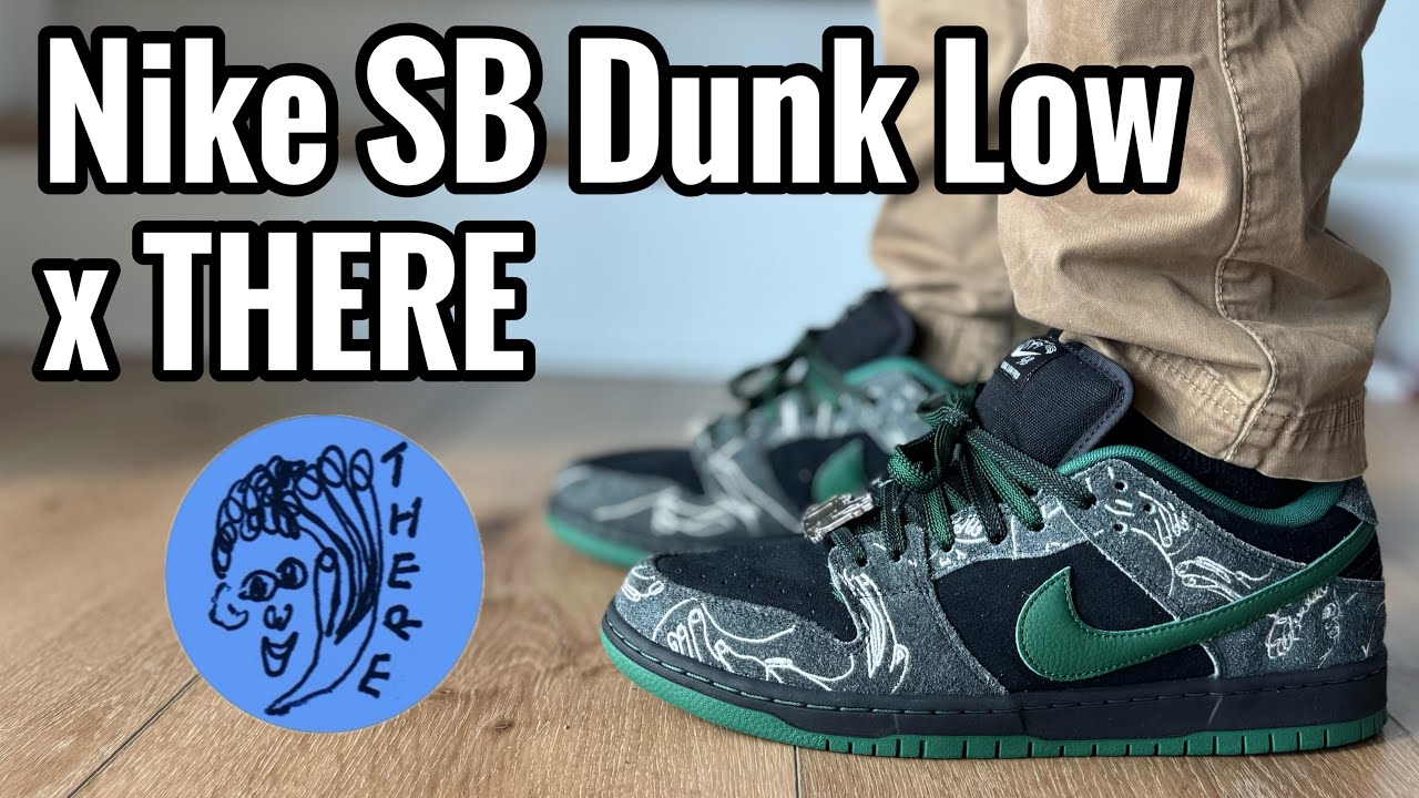 Nike SB Dunk Low x THERE Review & On Feet - YouTube