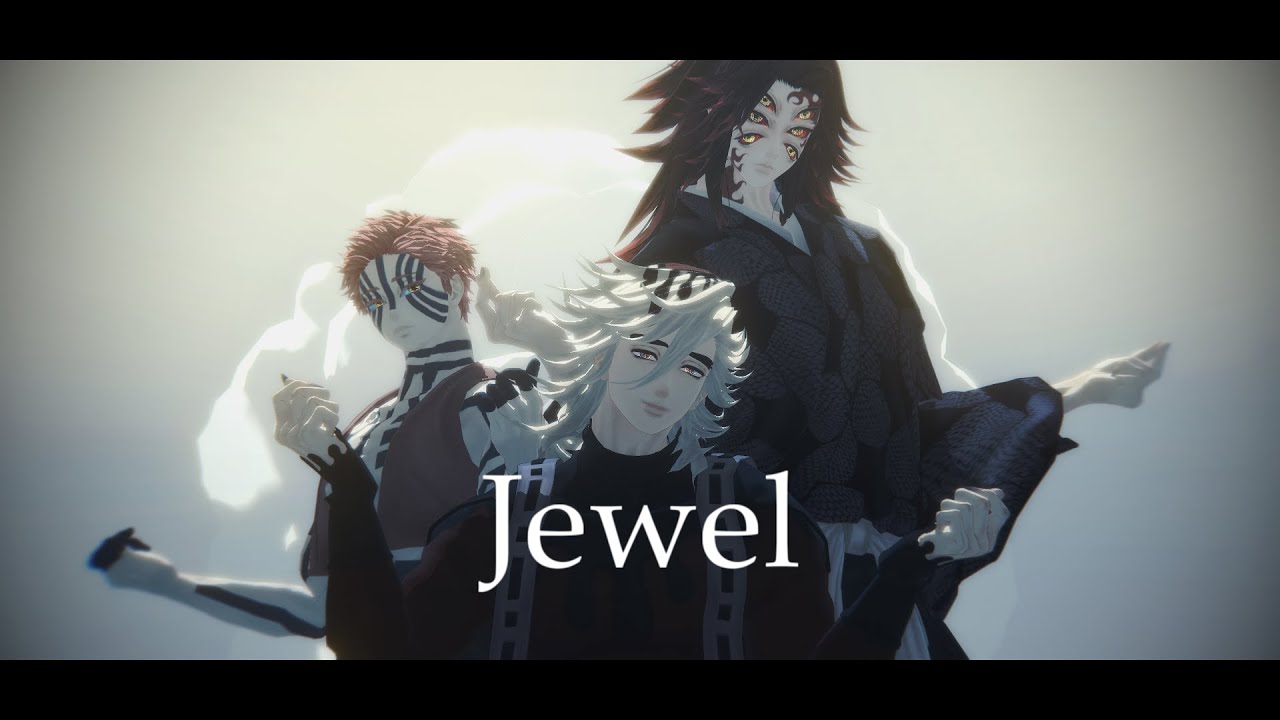 鬼滅のMMD:Demon Slayer MMD】jewel【Kei式黒死牟:Kokushibou/Kei式童