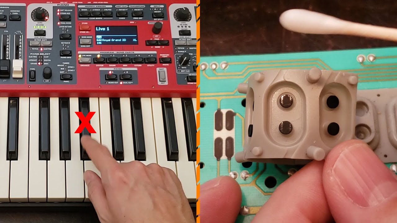 Nord Stage 3 Piano Fix Keyboard dead Key Repair #piano #nord