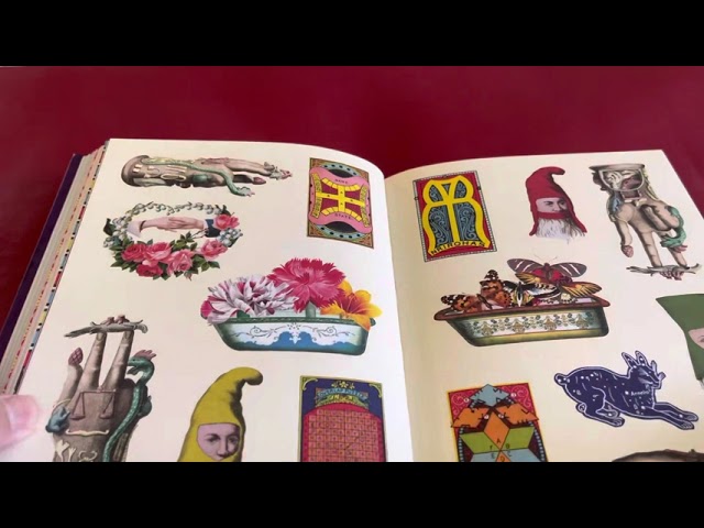 The Antiquarian Sticker Book Imaginarium Flip through - YouTube