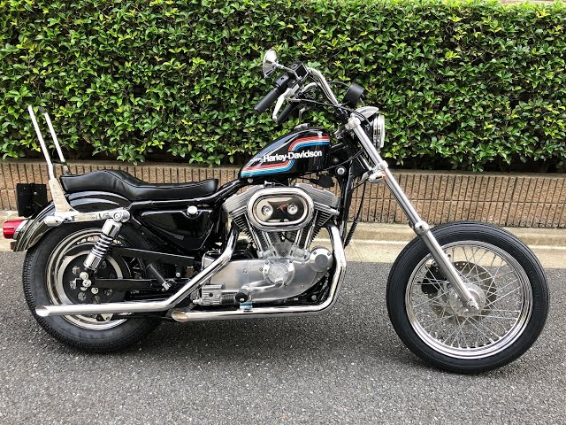 2003 XLH883 4インチオーバーロングフォークカスタム - YouTube