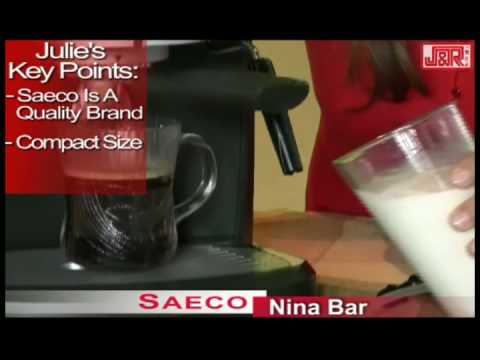 Saeco Nina Bar Espresso Machine - JR.com - YouTube