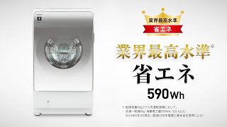 ドラム式洗濯機 クリスタルシルバー ES-X12C-SL ［洗濯12.0kg /乾燥6.0