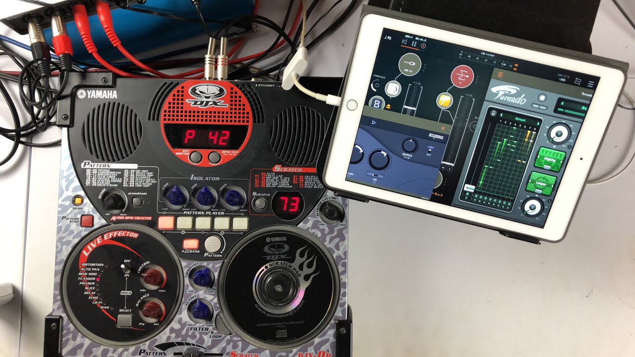 Yamaha DJX 2b Gets The iPad Mega FX Treatment - iPad Live - YouTube