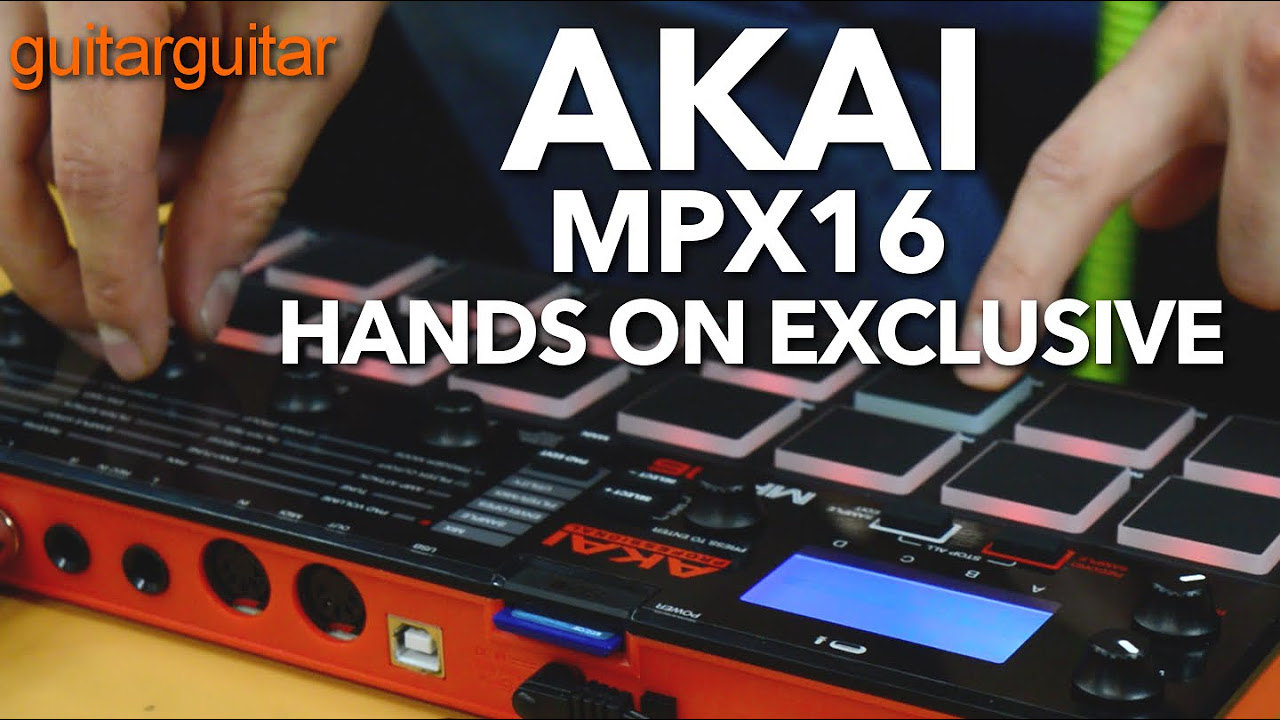 Akai MPX16 Sampler - Hands on Exclusive! - YouTube