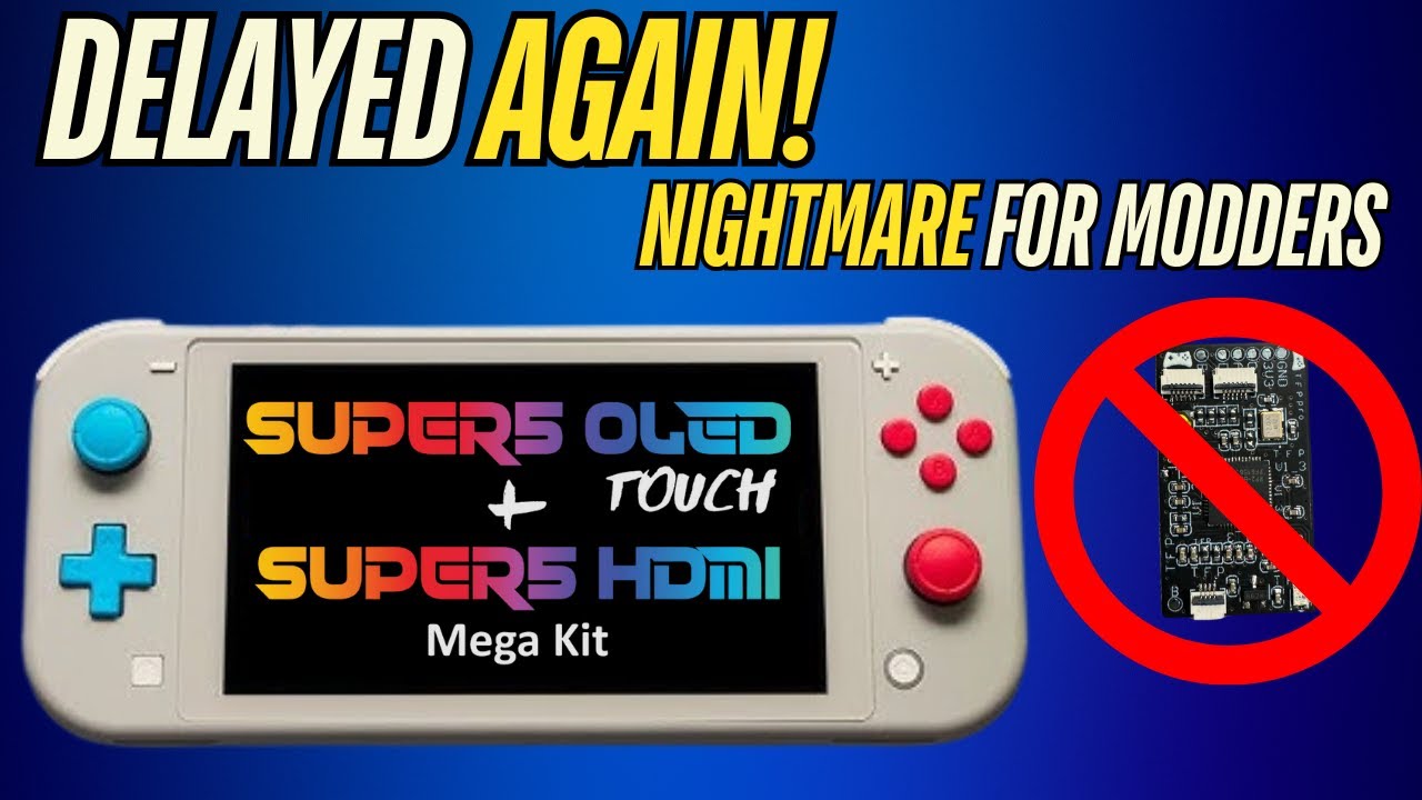 Super5 OLED Mega Kit : A Potential Issue for Modded Switches - YouTube