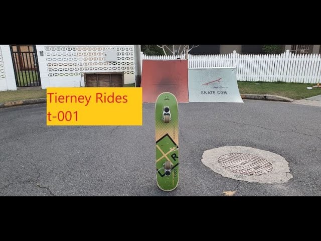 Tierney Rides T-001 long board - YouTube