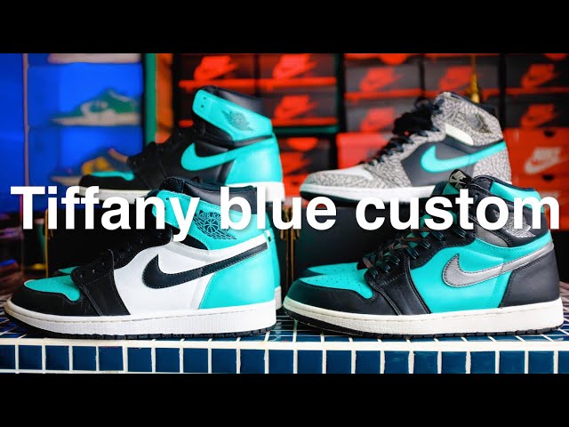 エアジョーダン1ティファニーカスタムスニーカー紹介】ブレッド