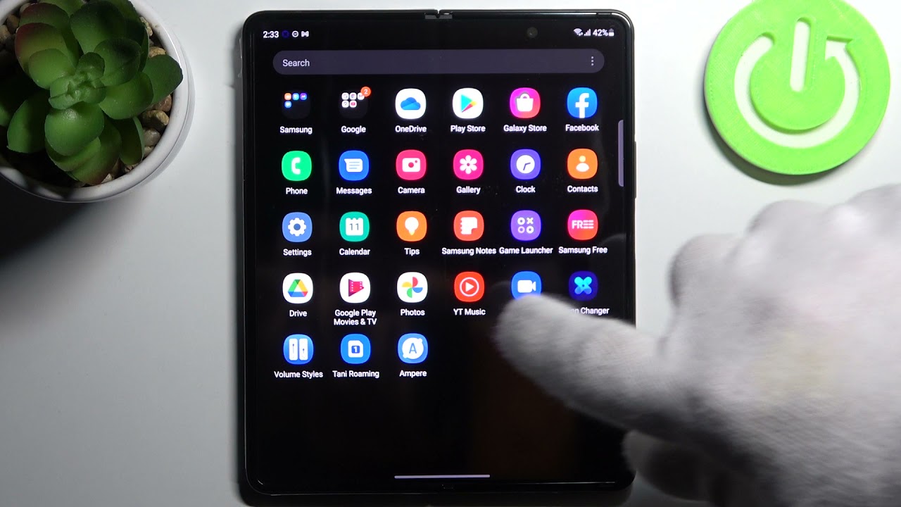 How to Check Battery Info on SAMSUNG Galaxy Z Fold 3 – Ampere App