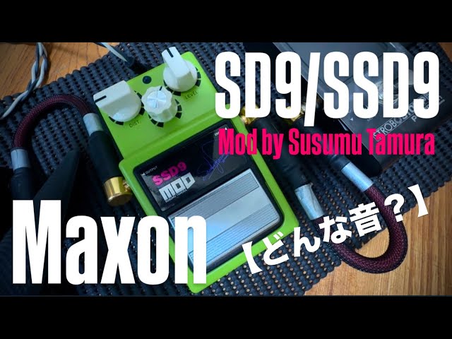 どんな音？】Maxon SD9/SSD9 mod susumu tamura - YouTube