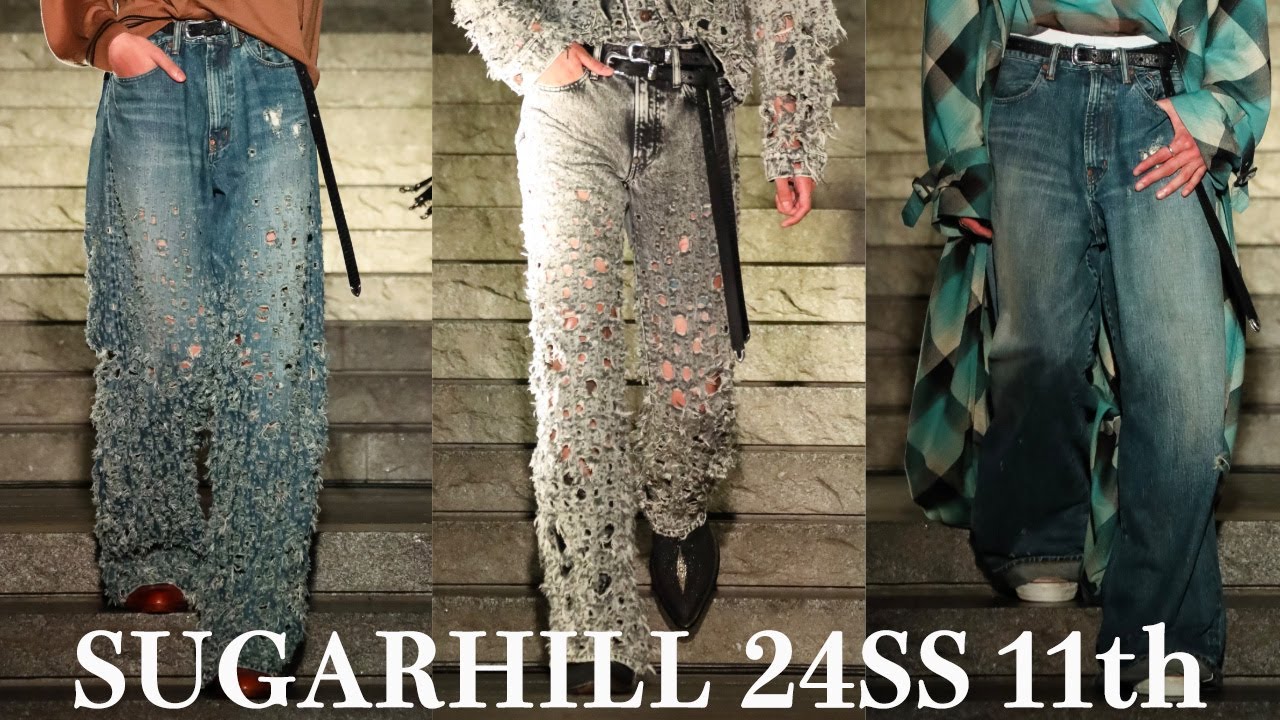 SUGARHILL 24SS 11th ヤバいほどのクラッシュ加工デニム＆程よい