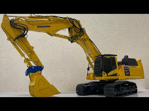 KOMATSU PC450LC-11ツーピースブーム1/50#KOMATSU#解体機#重機 - YouTube