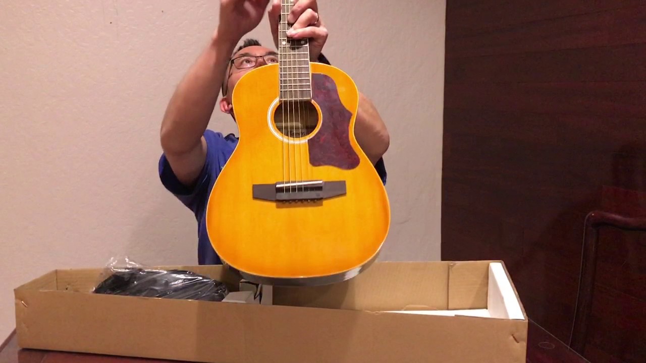 Honey Burst Gibson Maestro Mini Guitar Review, Unboxing, and