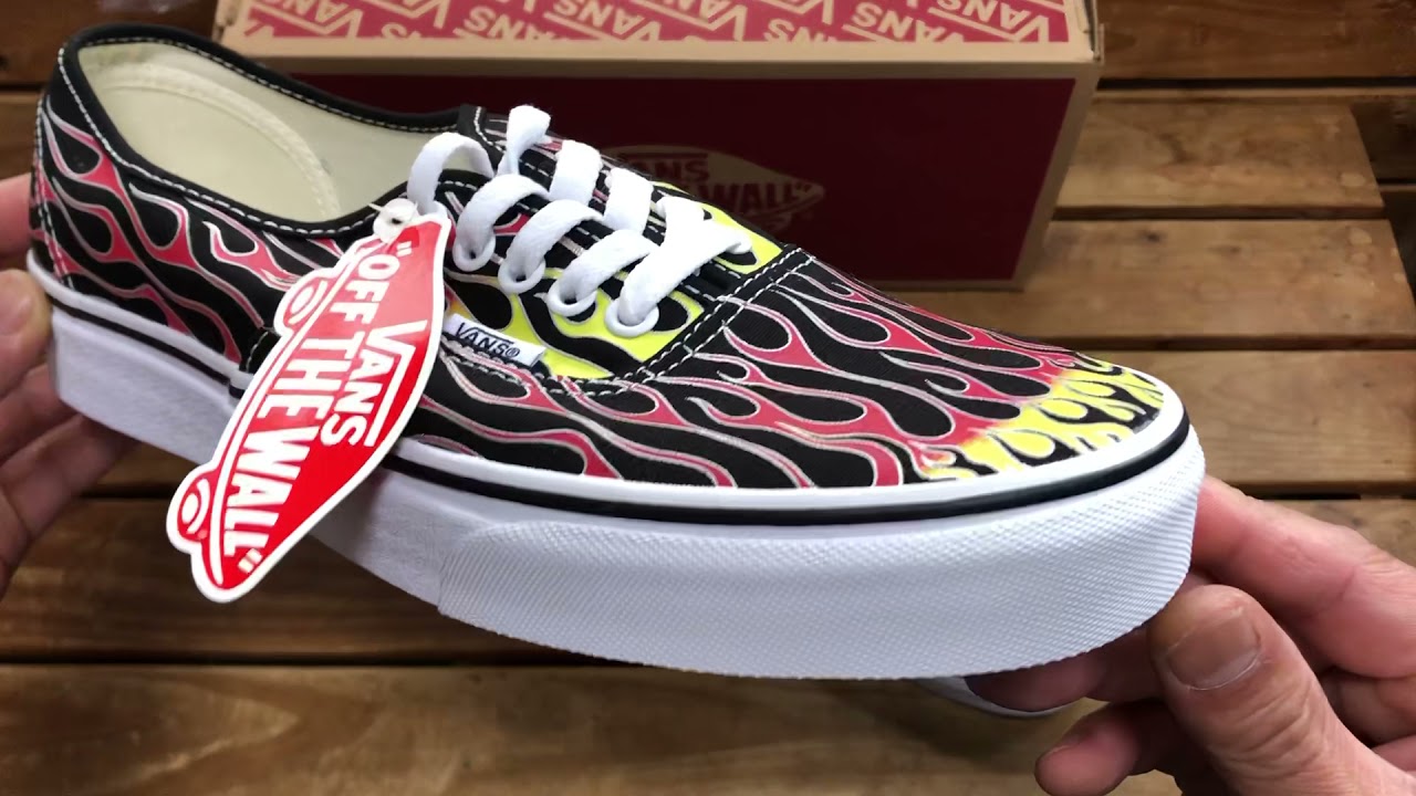 ◇ バンズ VANS ◇ authentic オーセンティック フレイム ファイヤー