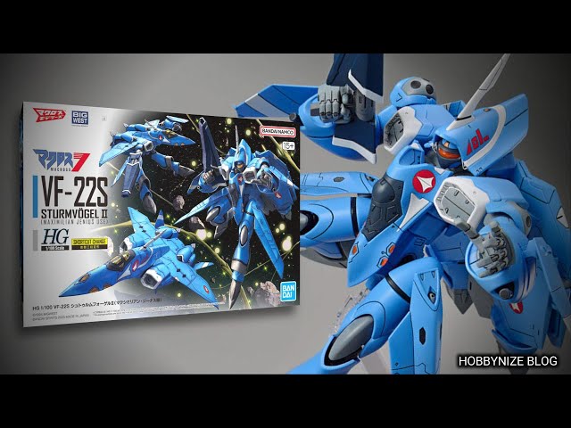 HG 1/100 VF-22S Sturmvogel II (Maximillian Jenius Use) / Macross