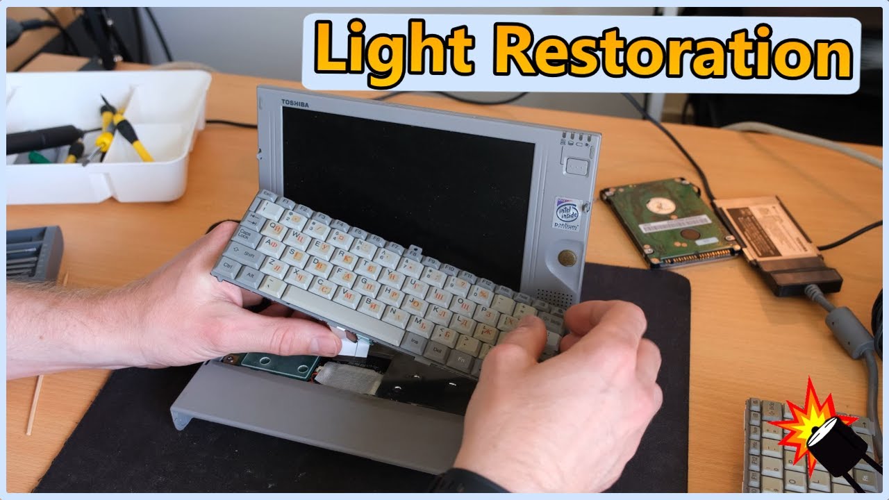 A light Restoration | Toshiba Libretto 100CT - YouTube