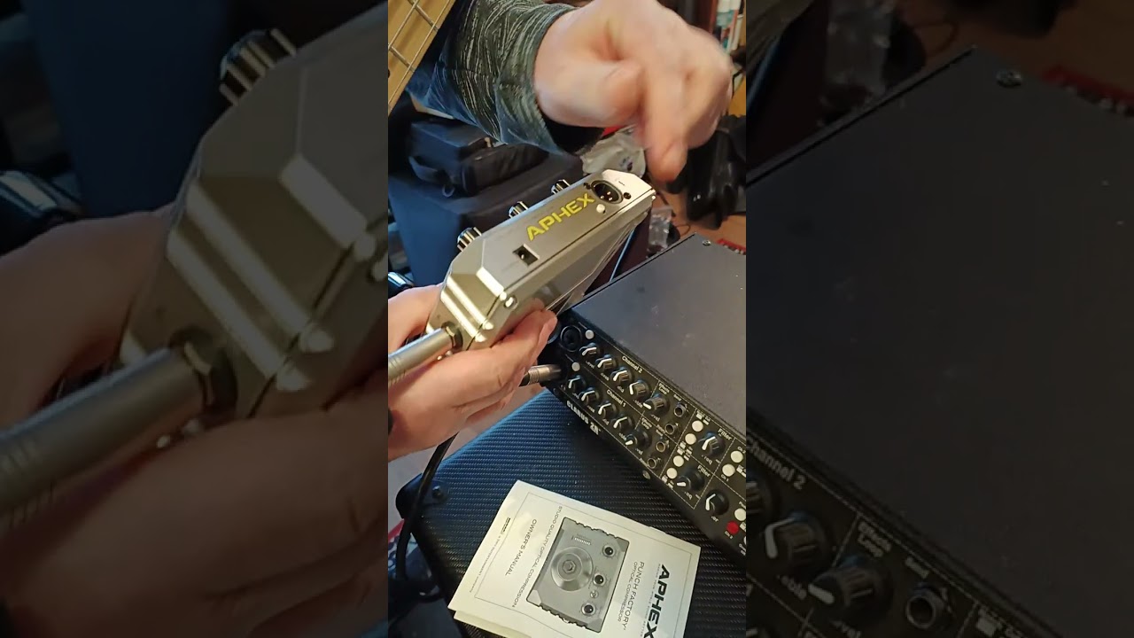 Aphex PUNCH FACTORY - Optical Compressor for Bass and Guitar - YouTube