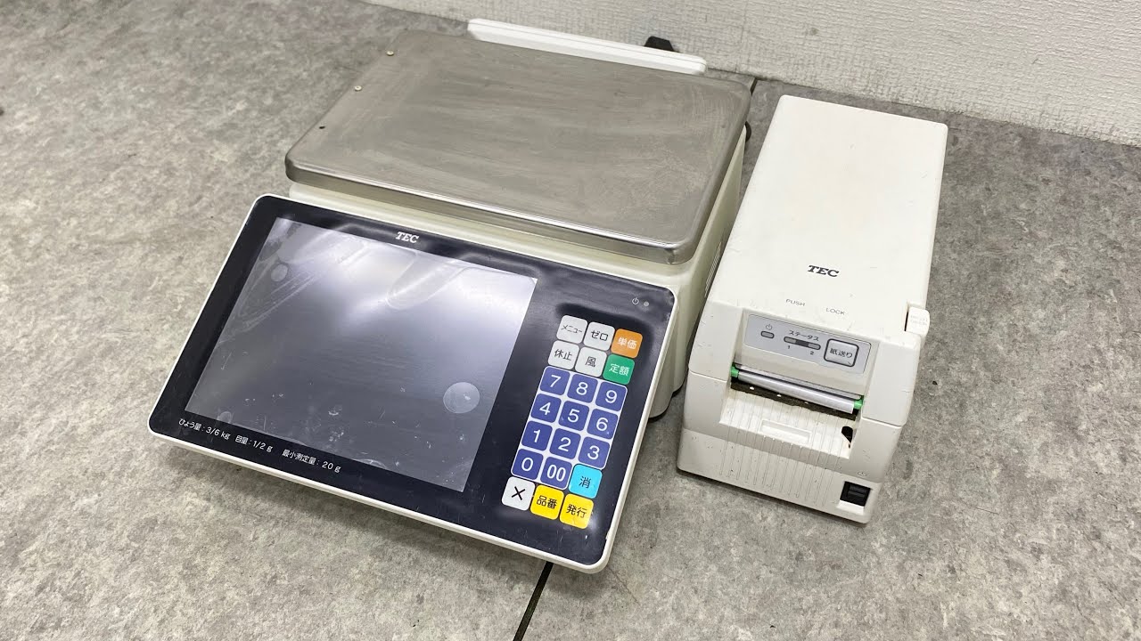 □ 東芝テック 対面料金はかり SL-6300-R スケールレジスター TEC SL