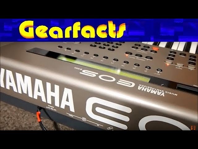 Yamaha EOS B500: Great synth, only released in Japan - YouTube