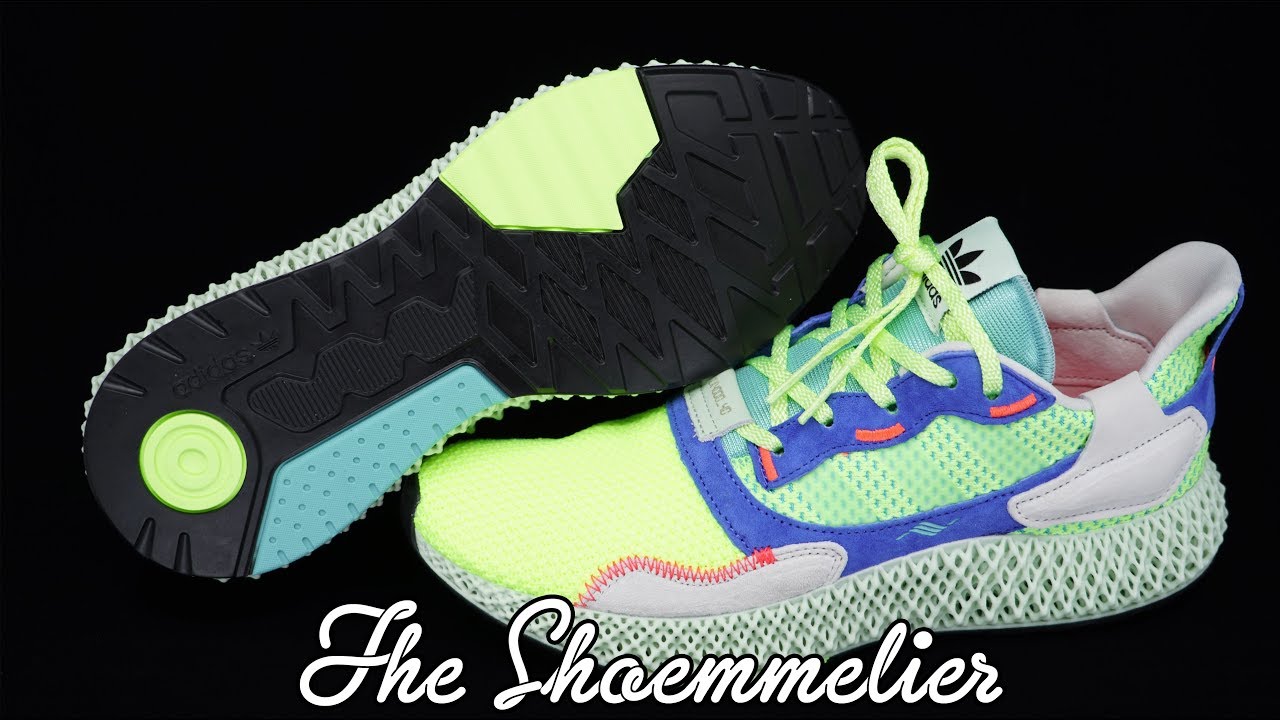 adidas ZX 4000 4D 'Easy Mint' • Review & On-Feet - YouTube