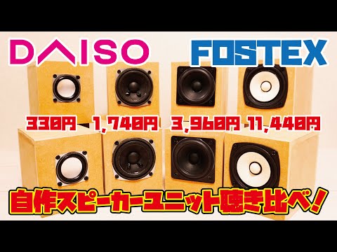 Homemade Speakers] Using the NFJ DIY Enclosure Kit, we compared