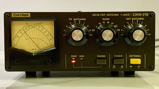 ☀️Daiwa CNW-219 HF Tuner 200W PEP☀️ - YouTube
