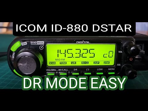 ICOM ID-880D, DR MODE EASY - YouTube