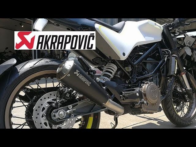 AKRAPOVIC & normal 排気音 Exhaust sound VITPILEN401 - YouTube
