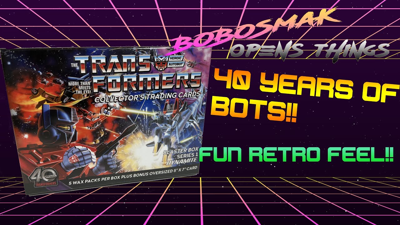 Unboxing: Transformers 40th anniversary collectors trading cards