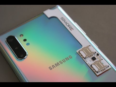 Galaxy Note 10+ Dual SIM adapter converter SIMore Speed ZX Twin