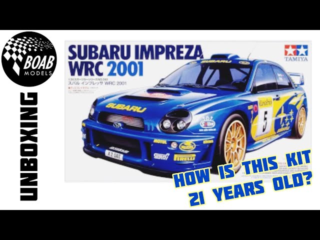 Subaru Impreza WRC 2001 - Unboxing Tamiya 1/24 - Richard Burns