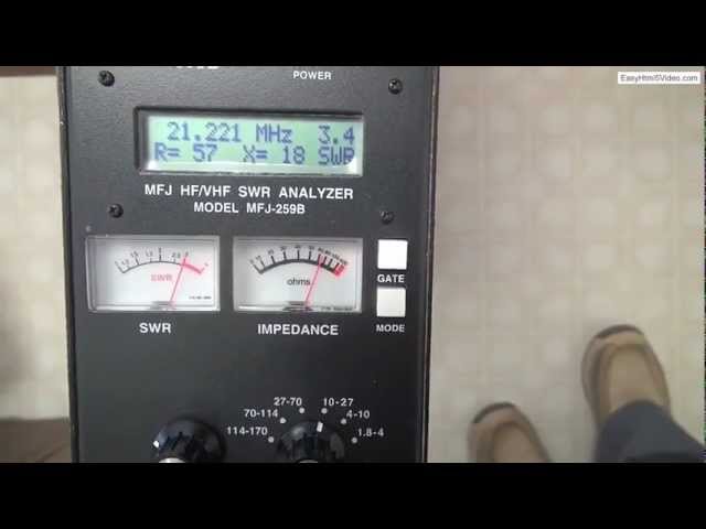 Using an MFJ-259B Antenna Analyzer - YouTube