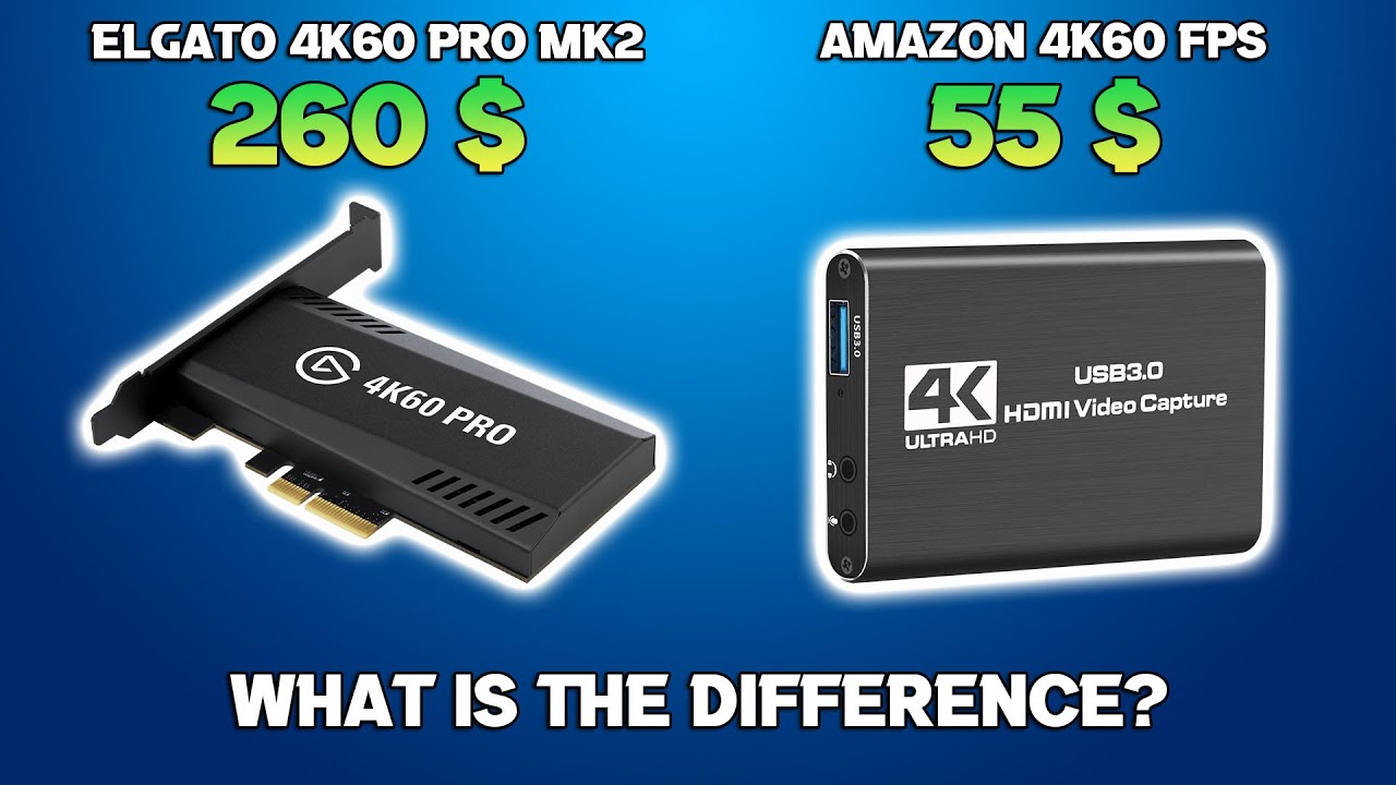 Elgato 4k60 pro mk2 vs Amazon 4k60 Capture Card | Stream Quality