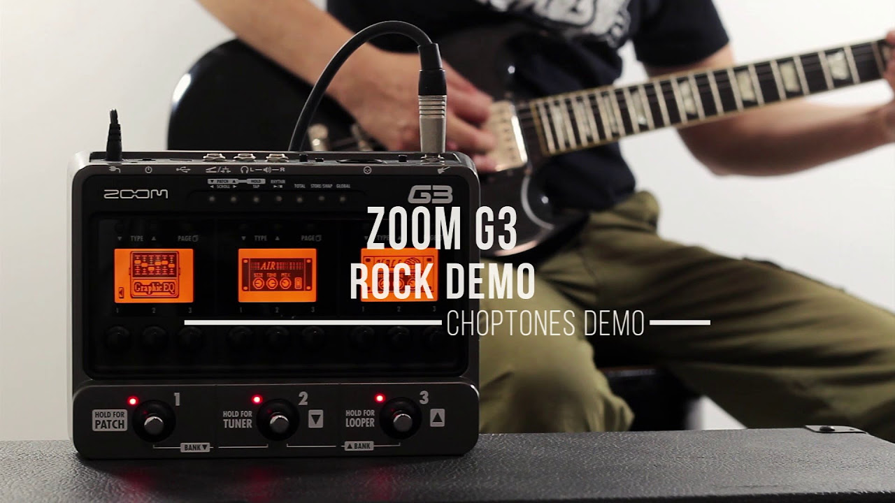 Zoom G3 - Rock Demo - YouTube