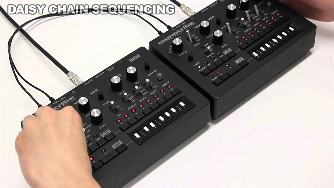KORG monotribe version 2 : part.5「連結シーケンス」 - YouTube